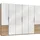Drehtürenschrank Level by fresh to go 300 x 216 x 58 cm Braun/Weiß