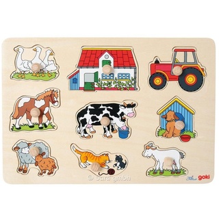 GoKi Steckpuzzle Bauernhof I (57908)