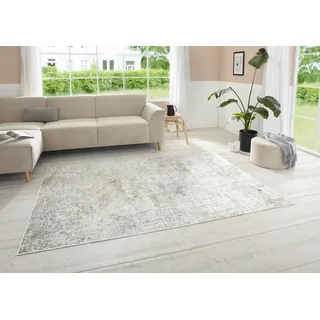ELLE DECORATION Chameis Designer-Teppich 200 x 290 cm Beige/Kupfer
