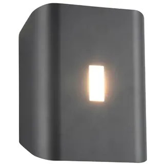 Trio Leuchten LED Außen Wandleuchte Santerno 246660342, Aluminium Druckguss, inkl. 7.5 Watt LED, Farbwechsel, Anthrazit