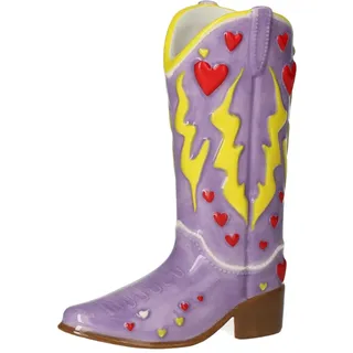 Giftcompany Mignon Vase Cowboystiefel lila 15cm