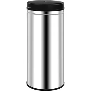 vidaXL Automatischer Sensor-Mülleimer 80 L Edelstahl - Silber