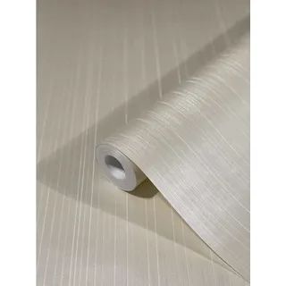 Glööckler Vliestapete Imperial Uni Streifen Beige