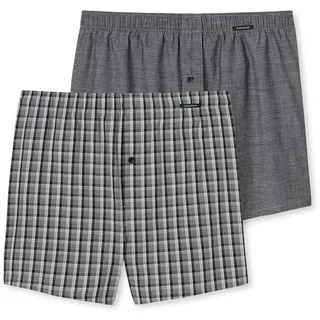 SCHIESSER Herren Web-Boxershorts 2er Pack
