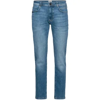 camel active Herren Regular Fit Houston Stretch Jeanshose Mittelblau, menswear-36/34