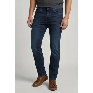 5-Pocket-Jeans CAMEL ACTIVE "MADISON", Herren, Gr. 30, Länge 34, blau (dunkelblau, used), Denim/Jeans, Obermaterial: 92% Baumwolle, 6% Elastomultiester, 2% Elasthan, leichte Abriebeffekte, schmal lang, Jeans 5-Pocket-Jeans, leichter Used-Look