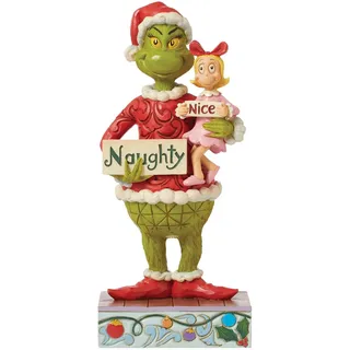 The Grinch by Jim Shore Naughty Nice Grinch and Cindy Figurine