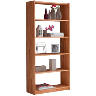 TICAA Kinderregal TICAA 80 x 179 cm Buche massiv braun geölt