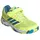 adidas Hallen-Indoorschuhe Velcro limegrün/blau Kinder