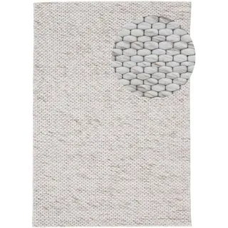 carpetfine »Sina, auch als Läufer« rechteckig 14 mm Höhe Handweb Teppich, reine Wolle, meliert, handgewebt, weich & kuschelig,