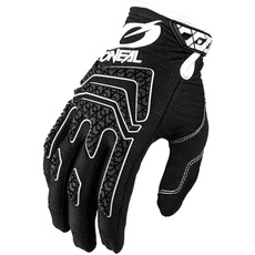 O'NEAL | Fahrrad- & Motocross-Handschuhe | MX MTB DH FR Downhill Freeride | Langlebige, Flexible Materialien, Silikonprint für Grip | Sniper Elite Glove | Erwachsene | Schwarz Weiß | Größe L