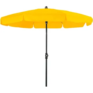 Doppler Balkonschirm Sunline Ø 150 cm Gelb mit Schieber