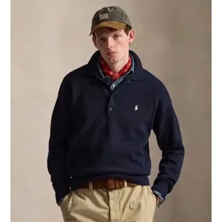 Polo Ralph Lauren für Herren. 710B20258001 Lässiger Baumwollpullover mit Marineflagge (M), Baumwolle, Langarm
