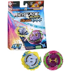 Bild Beyblade Burst QuadStrike Fierce Bazilisk B8 und Hydra Kerbeus K8 Kreisel Doppelpack, Battle Kreisel Spielzeug
