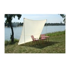 Floracord Camping Viereckssonnensegel Sand 250 cm x 300 cm