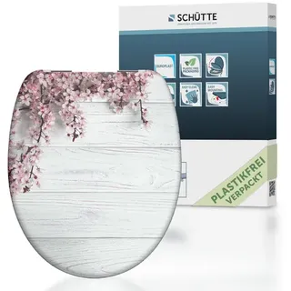 Schütte WC Sitz mit Absenkautomatik Motiv Blumen