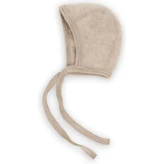 Engel Baby Häubchen, Größe:62-68, Design:Sand Melange