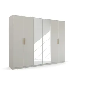 Rauch Drehtürenschrank Skandi by Quadra Spin 271 x 210 x 54 cm Grau