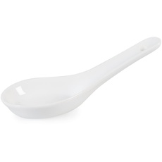 Cucchiaio in porcellana bianco -0235