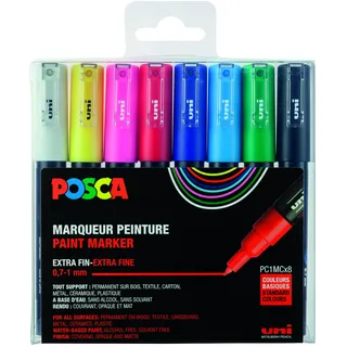 Posca Marker 8 St. mehrfarbig