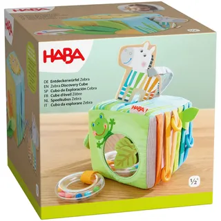 HABA Entdeckerwürfel Zebra mehrfarbig