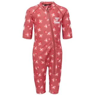 Hummel Cala Kurzarm-uv-shorty Mit Frontreißverschluss - Dusty Cedar - 80 cm