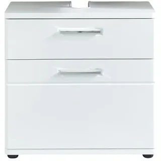 trendteam Waschtisch Monte 60 cm Weiß Hochglanz (195630101)