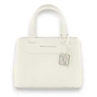 A|X Armani Exchange für Damen. XW001576AF15774U0011 Weiße Semi-Handtasche (OSFA), Lässig, Polyester