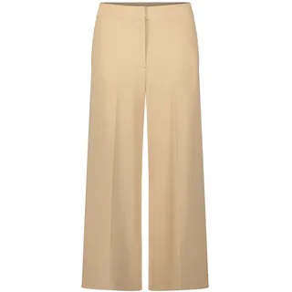 Culotte BETTY BARCLAY "Culotte unifarben", Damen, Gr. 34, EURO, beige, Obermaterial: 96% Polyester PES. 4% Elasthan EL., Hosen Culotte