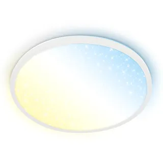 Briloner Brilo LED-Panel 1 Dimmbar CCT Sternenhimmel 3,3 cm x Ø 37,5 cm