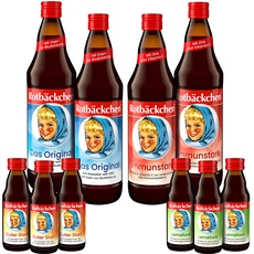 Rotbäckchen Probierpaket (4 x 700 ml + 6 x 125 ml )