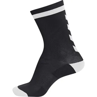 hummel ELITE INDOOR SOCK LOW Funktionssocken 43-45 Schwarz/Weiß