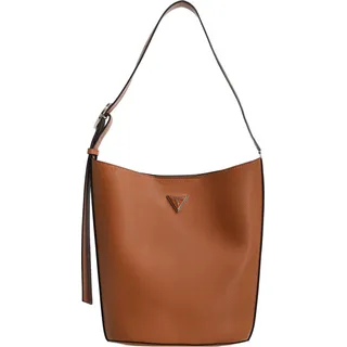 GUESS für Damen. HWBG6974040 Meridian II Braune Beuteltasche (OSFA), Lässig, Polyurethan