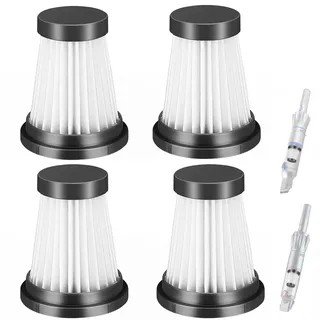 KiimSin 4 Stück HEPA Filter Ersatzteile für Moosoo K12 Pro K13 Akku-Staubsauger, für Geniu-Invictus One K13 Pro Handstaubsauger Filter Zubehör