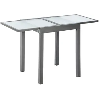 Merxx Ausziehtisch 65 x 65 x 75 cm Schwarz/Grau