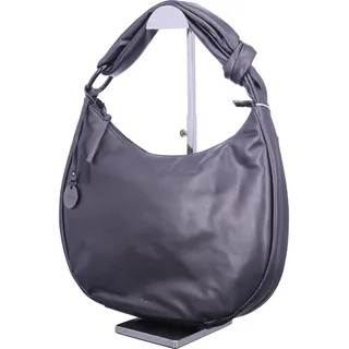 Tamaris Damen Hobo Bag/ Schultertasche CHRISTA Dunkelsilber Kunstleder- - Silber