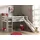 Spielbett Pino 90 x 200 cm Kiefer massiv weiß