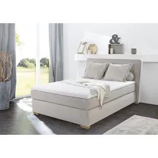 Jockenhöfer Gruppe »Romy erhältlich in 140 & 180cm Breite« Cordstoff, 7-Zonen-TTFK-Matratze, KS-Topper, Echtholzfüße,