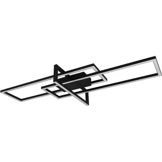 MY HOME LED Deckenleuchte »Alica« LED-Modul 1, Stk., Warmweiß Deckenlampe mit Switch Dimmer, schwarz