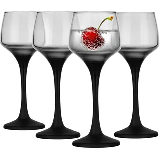 Glasmark Krosno Schnapsgläser 4er Set 75 ML Gläser Set Für Schnaps Vodka Glas Shots Likör Schnapsglas Shotgläser Likörgläser Geschenkset Wodka Midnight 4 x 75 ML, Farblos