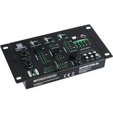 Pronomic DX-26 USB MKII DJ-Mixer - 3-Kanal DJ-Mixer - Cue-Funktion für alle Kanäle - MP3-Player - 2x Line/Phono-Kanal - 2x Mikrofonanschluss