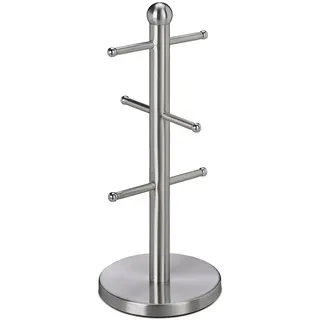 Relaxdays Tassenhalter, Küchen Organizer, Silber