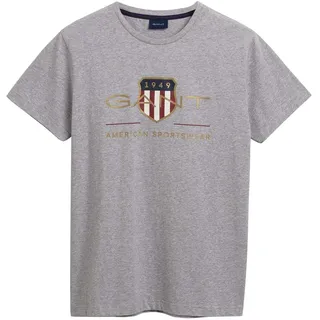 GANT T-Shirt D2. ARCHIVE SHIELD 1er Pack«, grau