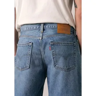 Shorts LEVI'S "454 RELAXED SHORTS", Herren, Gr. 38, Kurz, blau (overnight bag t3 shorts), Web, Obermaterial: 100% Baumwolle, unifarben, relaxed fit kniefrei, Hosen Shorts, im Five-Pocket Style