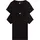 Tommy Tommy 2er Pack T-Shirts Kurzarm mit V-Ausschnitt schwarz M