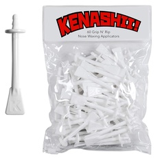 Kenashii Nasenwachs-Applikator-Stifter - Nasenwachs Stäbchen - Nasenwachs Sticks - Nasenwachs Streifen zum Reinigen und Entfernen von Nasenhaaren - Nasenhaarentferner - 60 Stäbchen