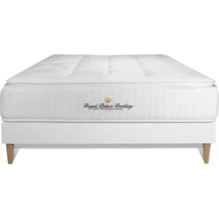 Matratzen- und Lattenrost-Set 180x200 cm - George V - Weiß