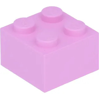 LEGO: 100x Stein 2x2 in hellem Pink