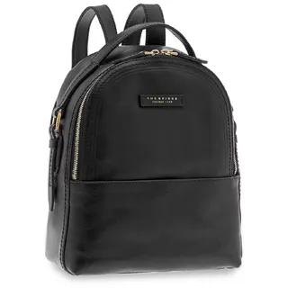 The Bridge Pearldistrict Leder-Rucksack 26 cm Schwarz/Gold