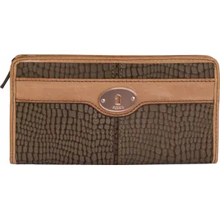 Fossil Geldbörse MADDOX Grau SL3139-073 Damen Geldbeutel Geldtasche - Grau